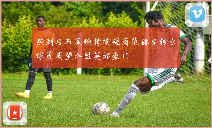 热刺与布莱顿持续磋商范赫克转会球员渴望加盟英超豪门
